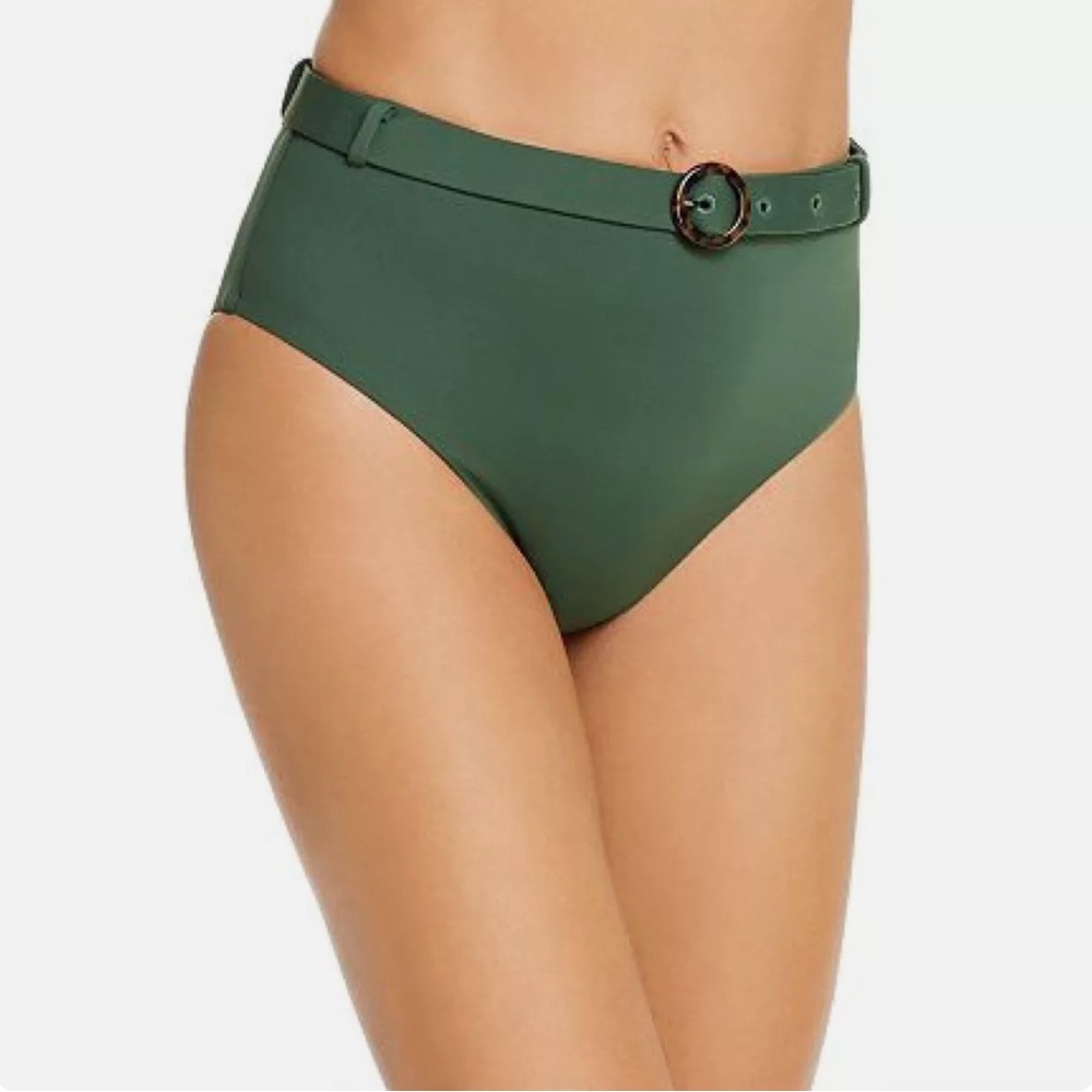 Aqua by Bloomingdale’s Green Bikini Set Medium - Picture 3 of 4